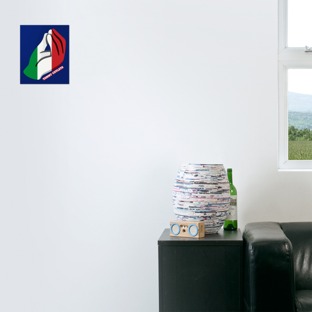 Tommy Cutlets Italian Hand, Italian Flag by Megadorim